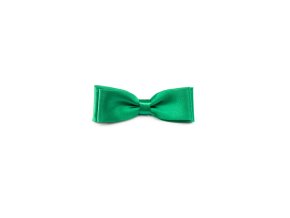 Sytě zelený jednobarevný motýlek (10 cm)