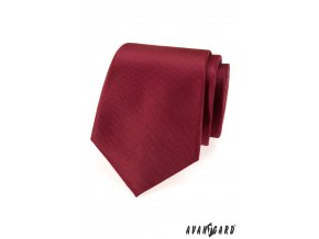 Bordó matná jednobarevná kravata