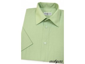 Pánská světle zelená košile KLASIK 351-8