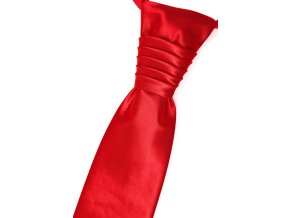 Červená pánská regata + kapesníček do saka