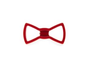 Červený špendlík do klopy - Motýlek