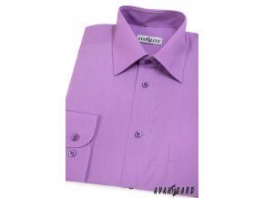 Pánská fialová košile KLASIK s dl.ruk. 451-38
