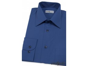 Pánská tmavě modrá košile KLASIK s dl.ruk. 451-18