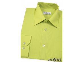 Pánská zelená košile KLASIK s dl.ruk. 451-30