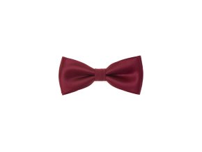 Bordó matný pánský motýlek + kapesníček do saka (12,5 cm)