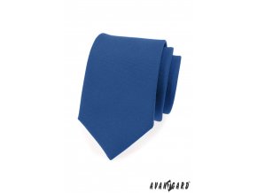 Královsky modrá luxusní kravata