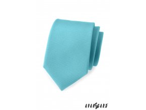 Tyrkysová luxusní matná kravata