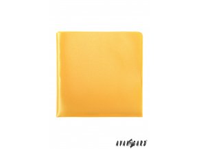 Žlutý jednobarevný kapesníček bez vzoru