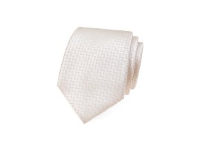 Ivory luxusní pánská kravata s klikatým vzorem