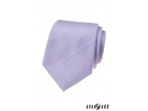 Lila prošívaná luxusní pánská kravata