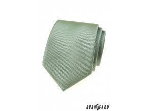 Světle zelená luxusní kravata s proužkovanou strukturou