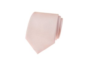 Velmi světle růžová luxusní pánská kravata
