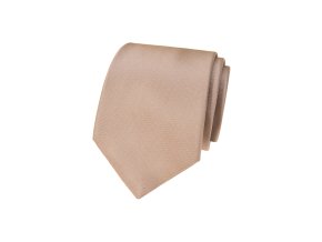 Světle béžová luxusní pánská kravata
