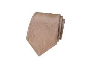 Béžová lesklejší luxusní pánská kravata