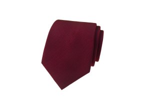 Tmavě vínová luxusní pánská kravata