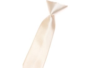 Smetanová chlapecká kravata_