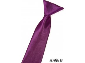 Fialová chlapecká kravata