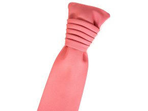 Korálová pánská regata + kapesníček do saka