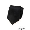 Černá kravata s mřížkou_
