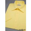Žlutá pánská košile, kr. rukáv, 351-24 V24_