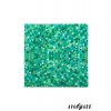 Zelený kapesníček s mozaikovým vzorem