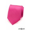 Zářivě růžová matná kravata bez vzoru