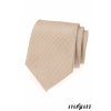 Béžová kravata bez vzoru_