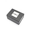 Stříbrné manžetové knoflíčky s tmavě modrými hodinami (17 mm)