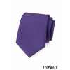 Fialová jednobarevná kravata_
