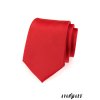 Červená matná kravata bez vzoru_