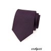 Tmavě fialová kravata bez vzoru_