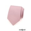 Pudrová jednobarevná kravata bez vzoru