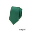 Zelená slim kravata s tečkovaným vzorem stejné barvy