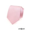 Růžová luxusní jednobarevná kravata