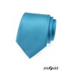 Modrá kravata s vyrytými proužky