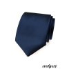 Velmi tmavě modrá kravata s rýhováním