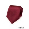 Bordó kravata s lesklým drobným vzorem