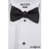 Pánská bílá košile - FRAKOVKA SLIM FIT, na manžetové knoflíčky + ZDARMA manž. knoflíčky 112-1