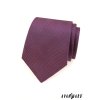 Fialová vroubkovaná kravata