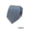 Modrá luxusní vzorovaná kravata