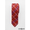 Károvaná červená kravata