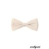 Ivory pánský motýlek s nenápadným vzorem + kapesníček do saka (12,5 cm)