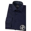 Tmavě modrá pánská SLIM FIT košile, dl.rukáv, 109-3148