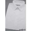 Bílá dětská klasická košile s krytou légou, 458-1 V1