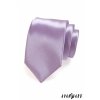 Lila jemně lesklá jednobarevná luxusní kravata