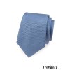Modrá luxusní kravata s velmi drobným vzorem _