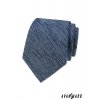 Modrá kravata se žíhaným vzorem