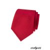Sytě červená kravata bez vzoru