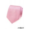 Světle růžová kravata s vroubkovanou strukturou