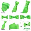 Světle zelená luxusní SLIM kravata bez vzoru
